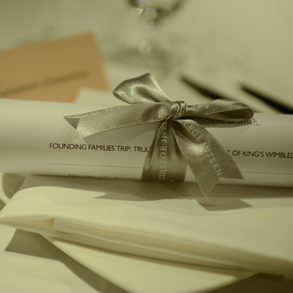 The inaugural dinner