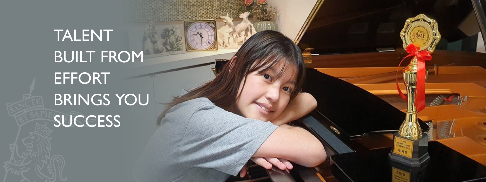 Talent built from effort brings you success