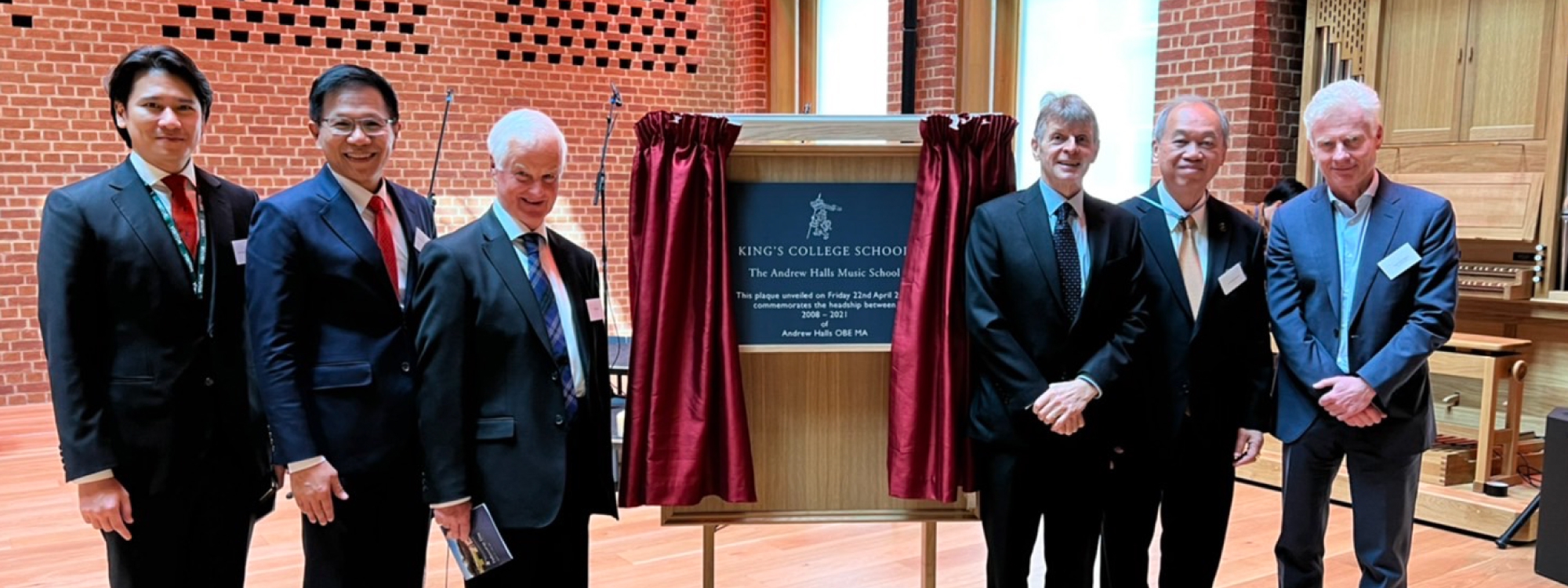 Celebrating the success of Head Master Andrew Halls