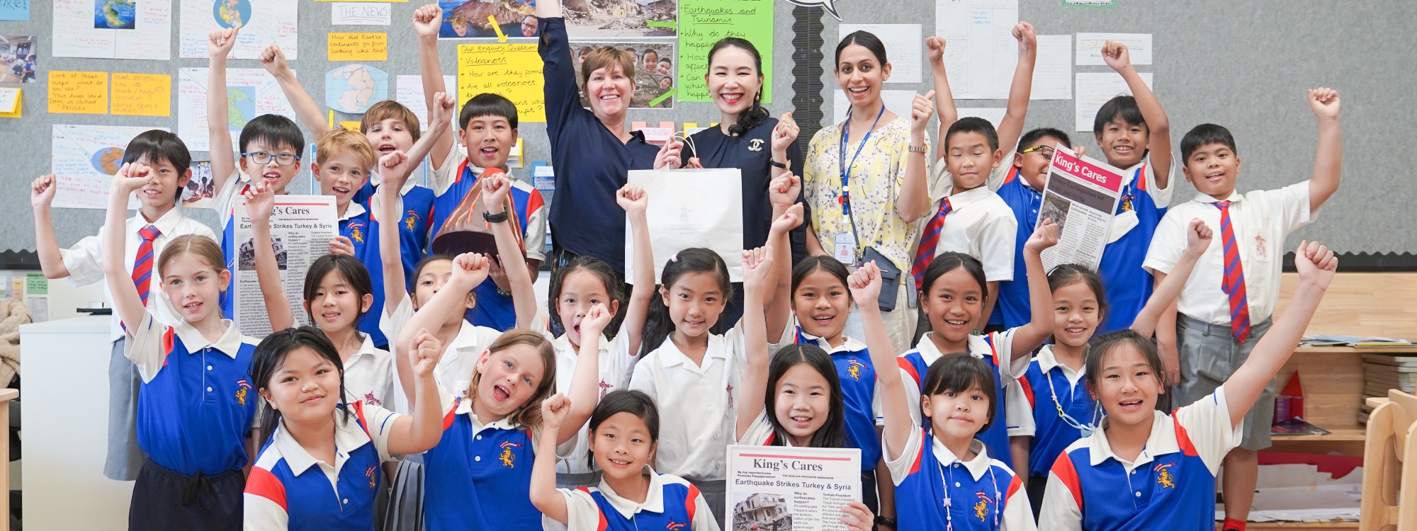 King's Bangkok Year 4 students raised 124,170 Baht for earthquake victims