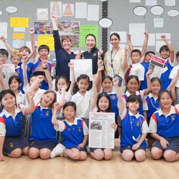 King's Bangkok Year 4 students raised 124,170 Baht for earthquake victims