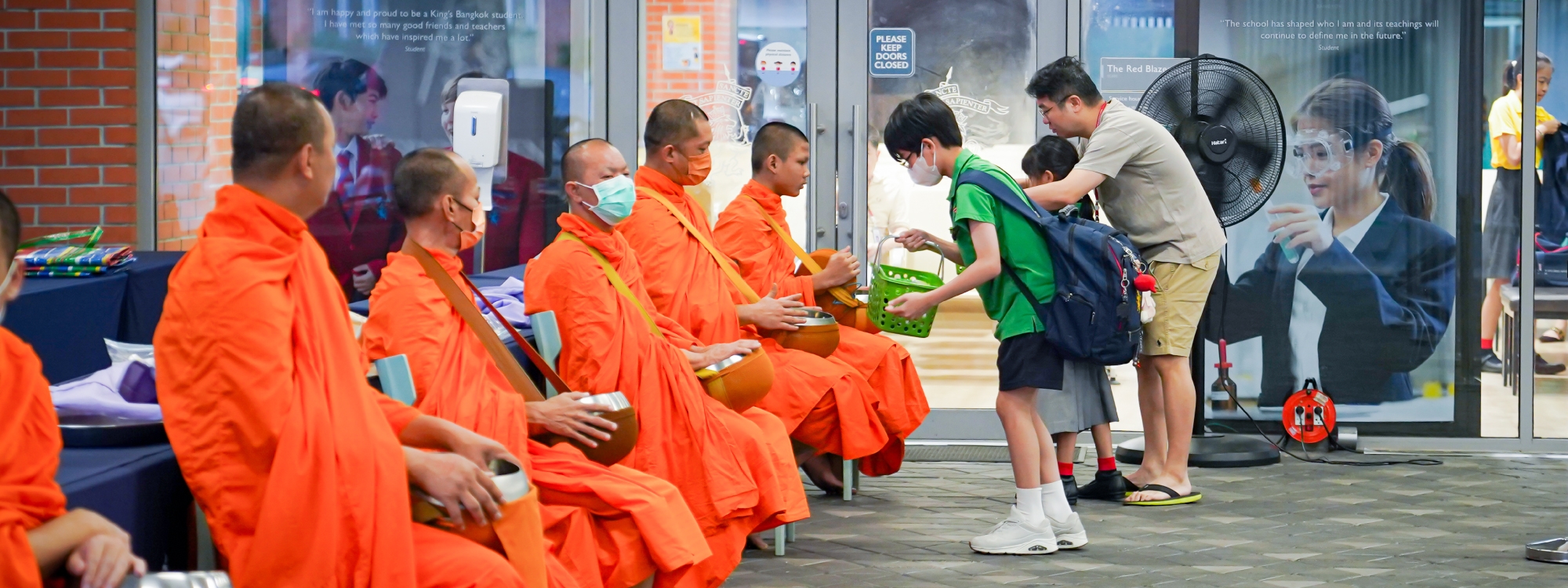 Kindness in Action: “Monthly Alms Offering” at King’s Bangkok!
