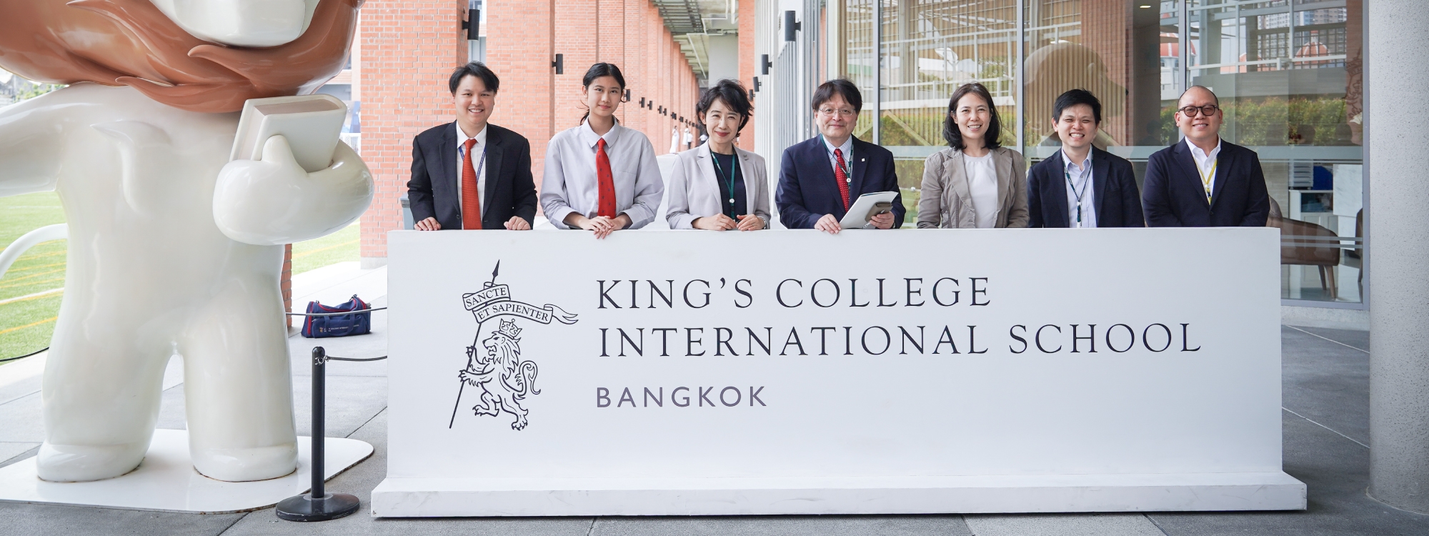 King’s Bangkok welcomed the Vice President for International Affairs, Professor of the Faculty of Social Sciences and Director of International Affairs from Waseda University to a school visit