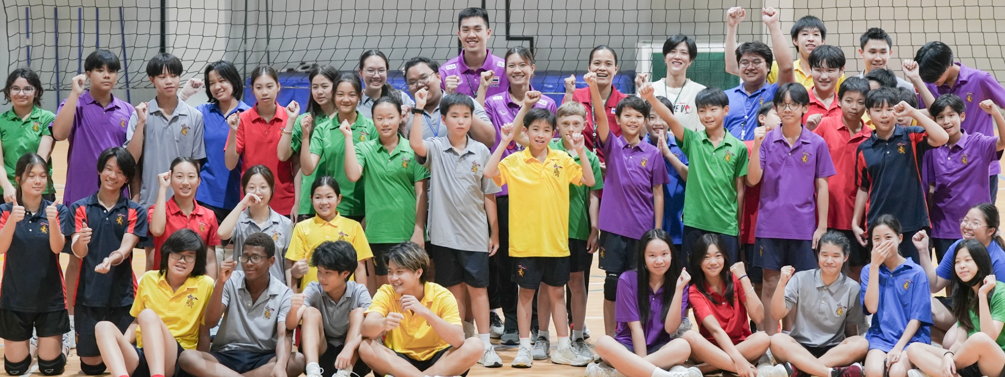 Learn with the experts — Thai volleyball national team players inspire students in our ECA at King’s Bangkok