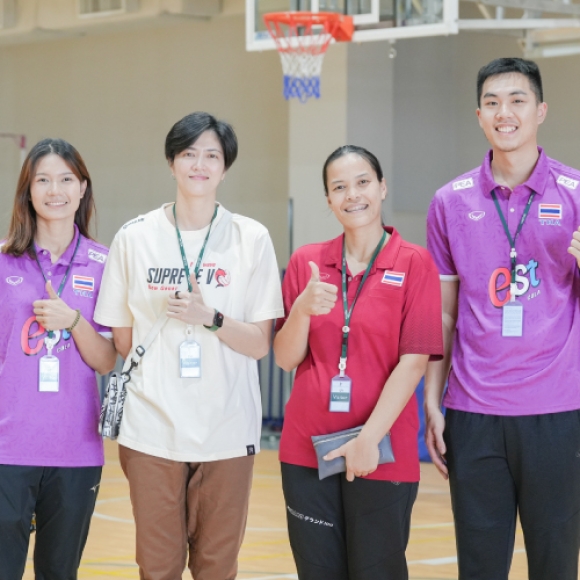Learn with the experts — Thai volleyball national team players inspire students in our ECA at King’s Bangkok